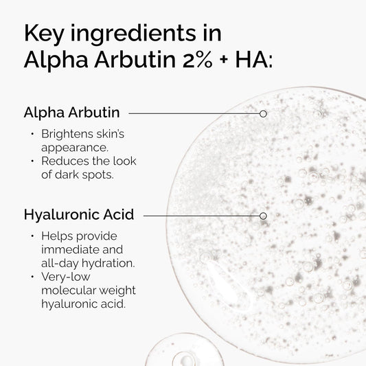 The Ordinary Alpha Arbutin 2% + Hyaluronic Acid, Brightens Skin and Targets Dark Spots, 30 ml My Store