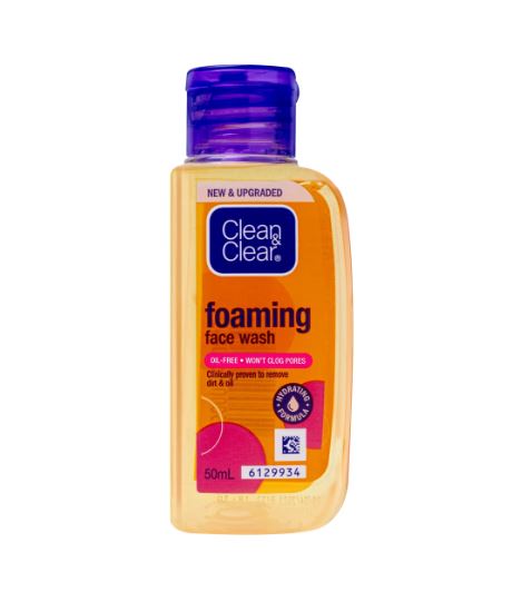 Clean & Clear foaming (oil Control) Face wash 50 ml My Store