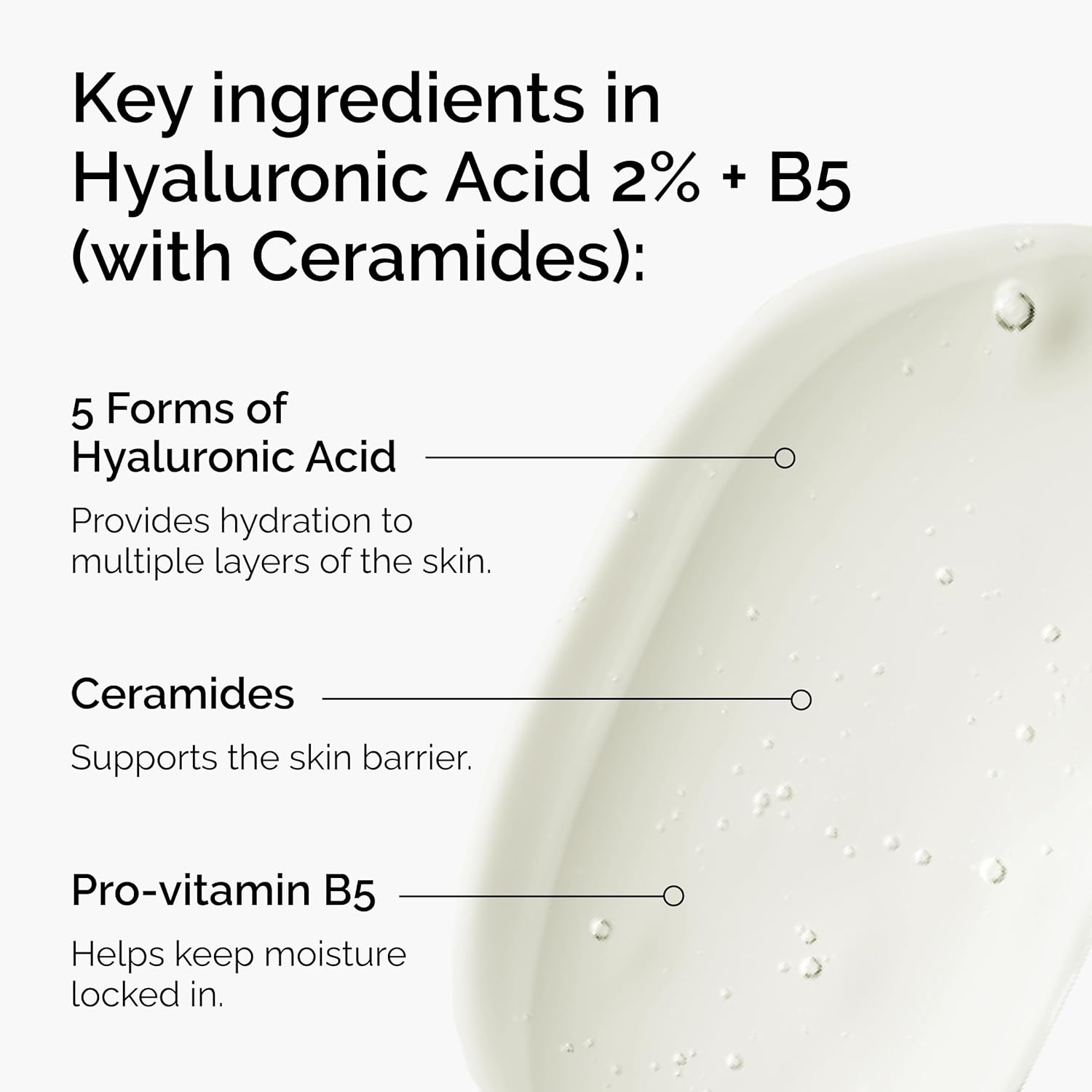 The Ordinary Hyaluronic Acid 2% + B5 (with Ceramides), Multi-Depth Hydration Serum for Plumper, Smoother Skin, 30ml My Store