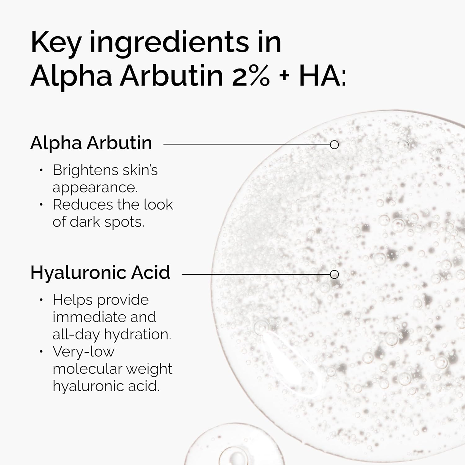 The Ordinary Alpha Arbutin 2% + Hyaluronic Acid, Brightens Skin and Targets Dark Spots, 30 ml My Store