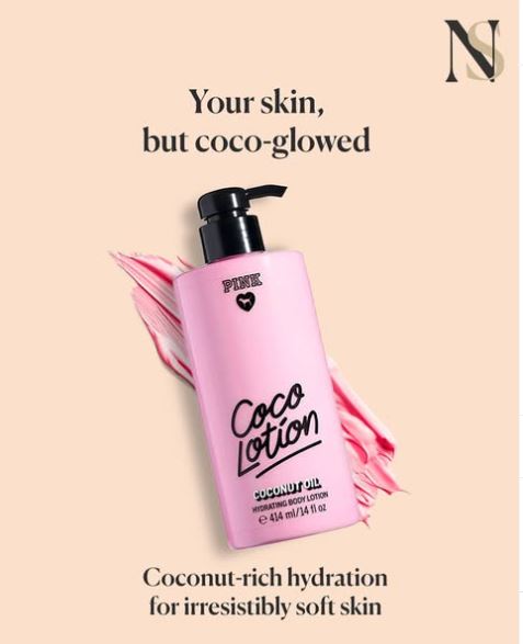 ORIGINAL Victoria's Secret PINK Coco Lotion | Hydrating Coconut Oil Body Lotion (414ml) My Store