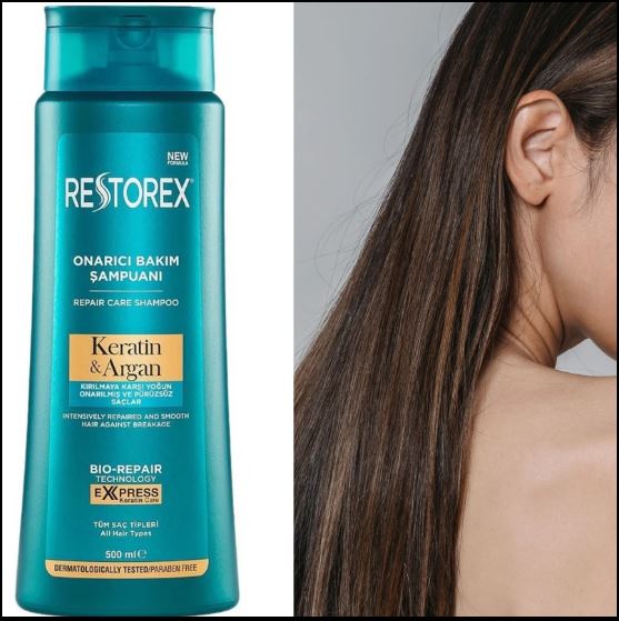 Restorex Keratin & Argan Repair Care Shampoo 500ml My Store